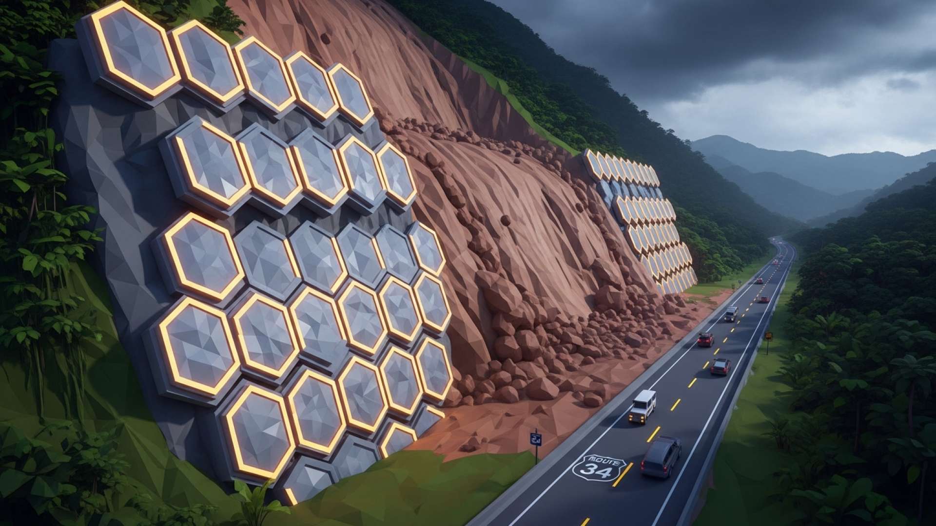 Ingenieure eilen, um wichtige Pazifik-Route zu befestigen