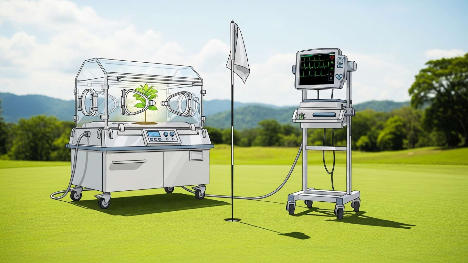 Golfer spenden über 171.000 Dollar für medizinische Geräte für Kinder