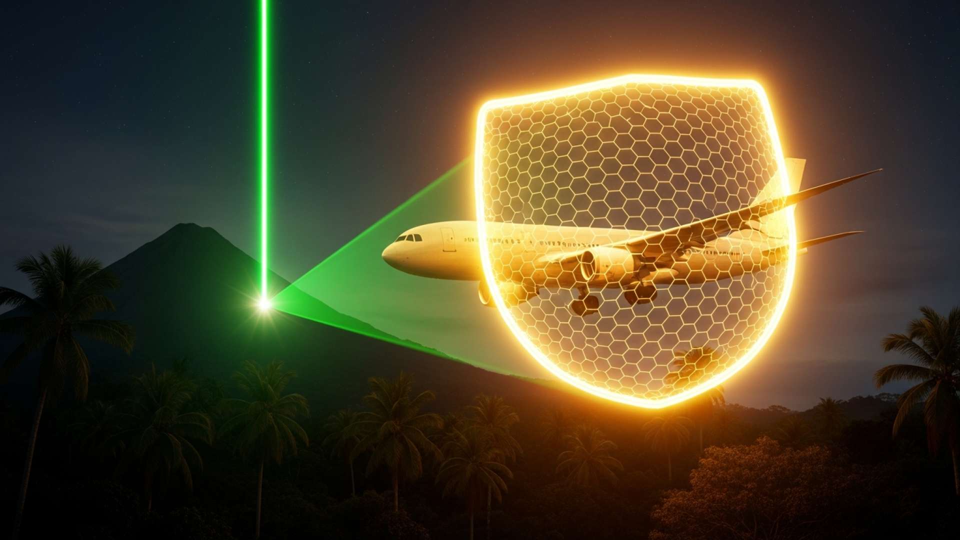 Laserangriffe auf Flugzeuge erreichen Rekordhoch am internationalen Flughafen Juan Santamaria