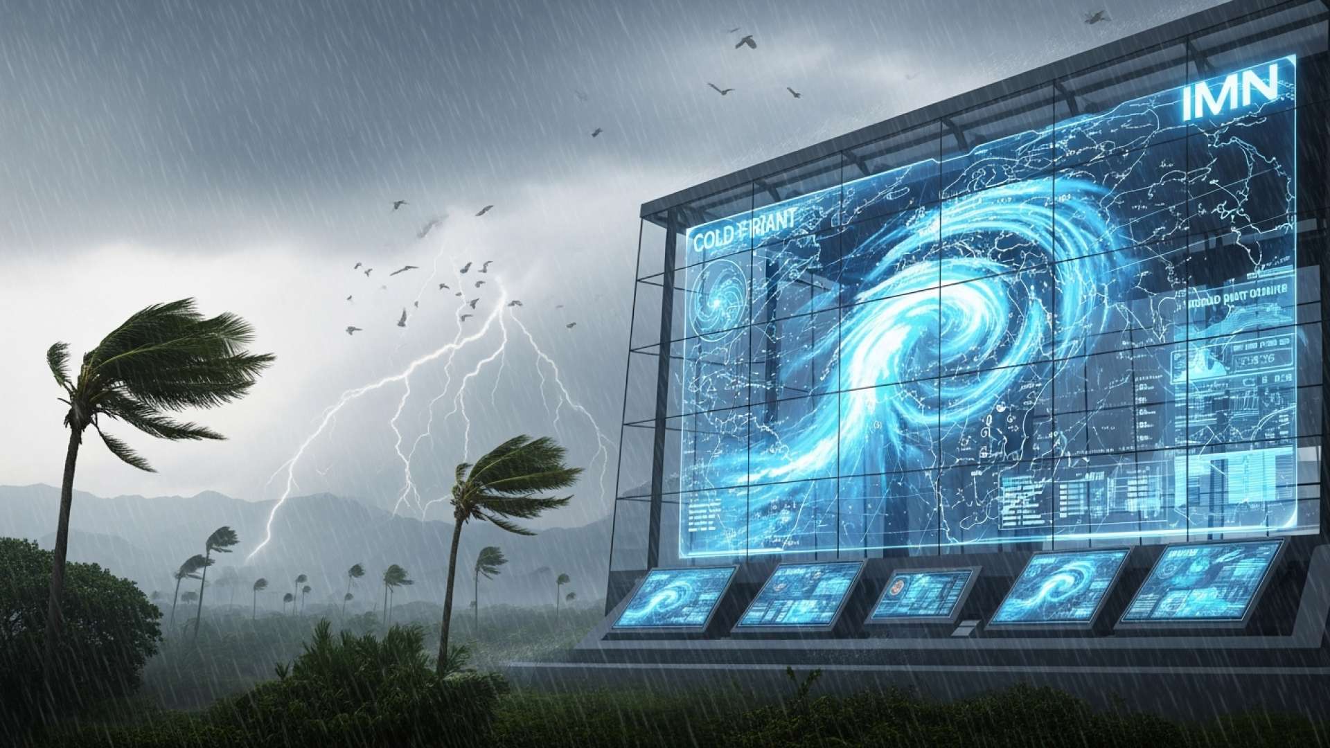 Große Kaltfront bringt starke Winde und Regen nach Costa Rica