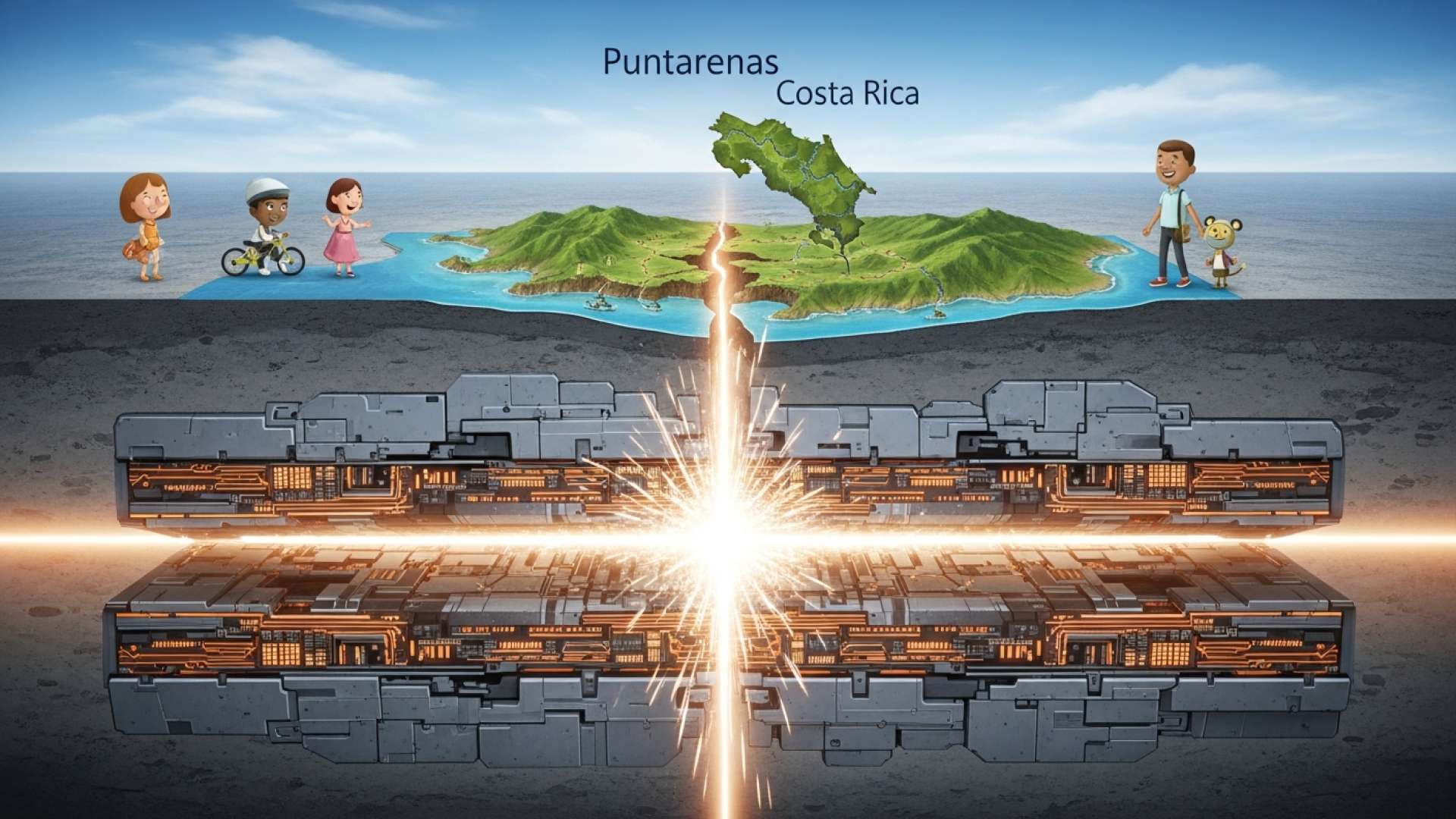 Leichter 4,2-Magnituden-Erdstoß Erschüttert Küste von Puntarenas