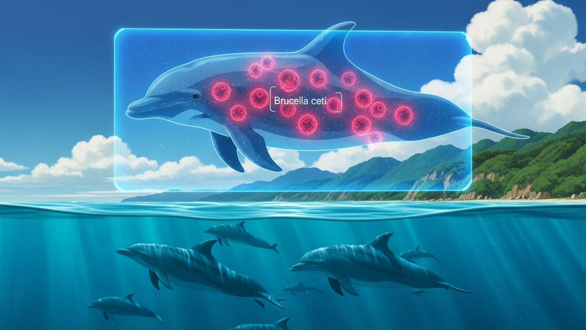 Pazifische Delfin-Strandungen mit weit verbreiteter Hirninfektion verbunden