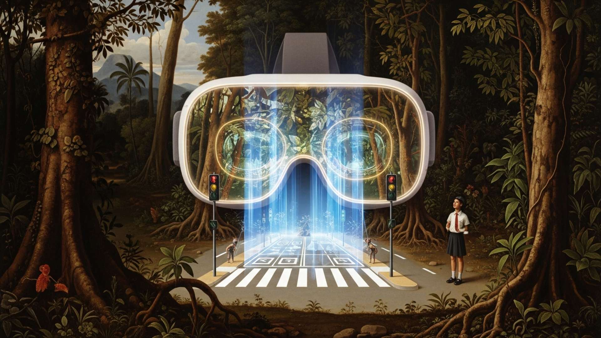 Pavas-Schüler lernen Verkehrssicherheit durch virtuelle Realität