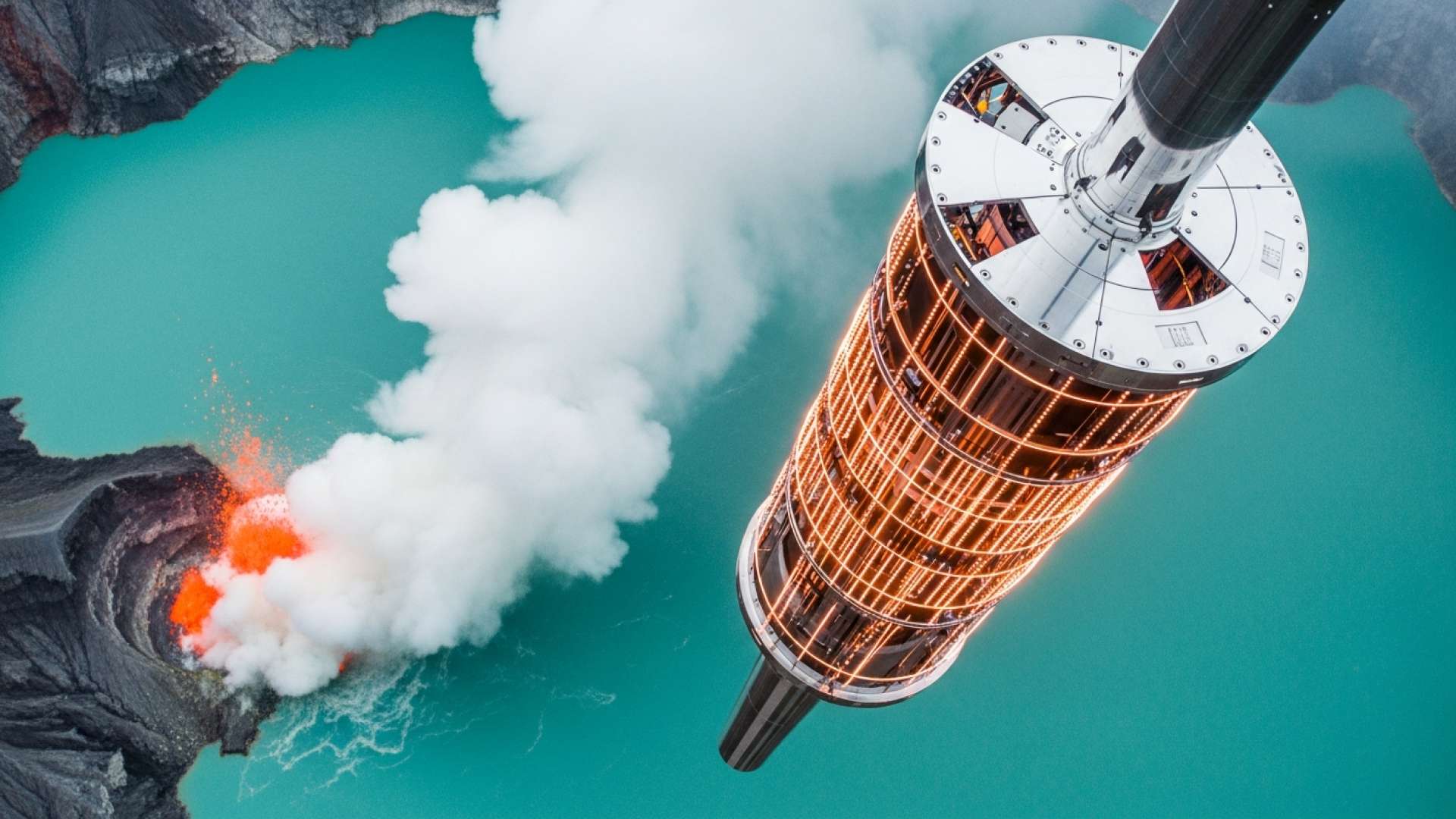 Der Vulkan Poás Rumort mit einer Serie von Dampfgesteuerten Eruptionen