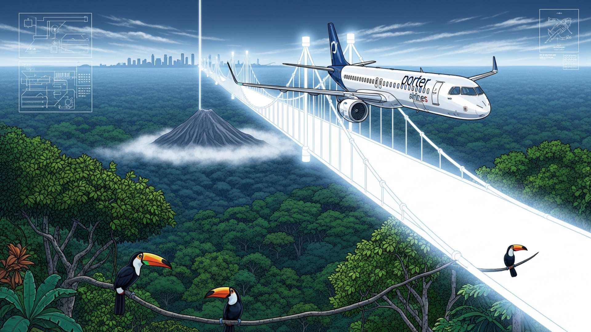 Porter Airlines verstärkt den kanadischen Reiseverkehr nach Costa Rica mit neuem San-José-Flug