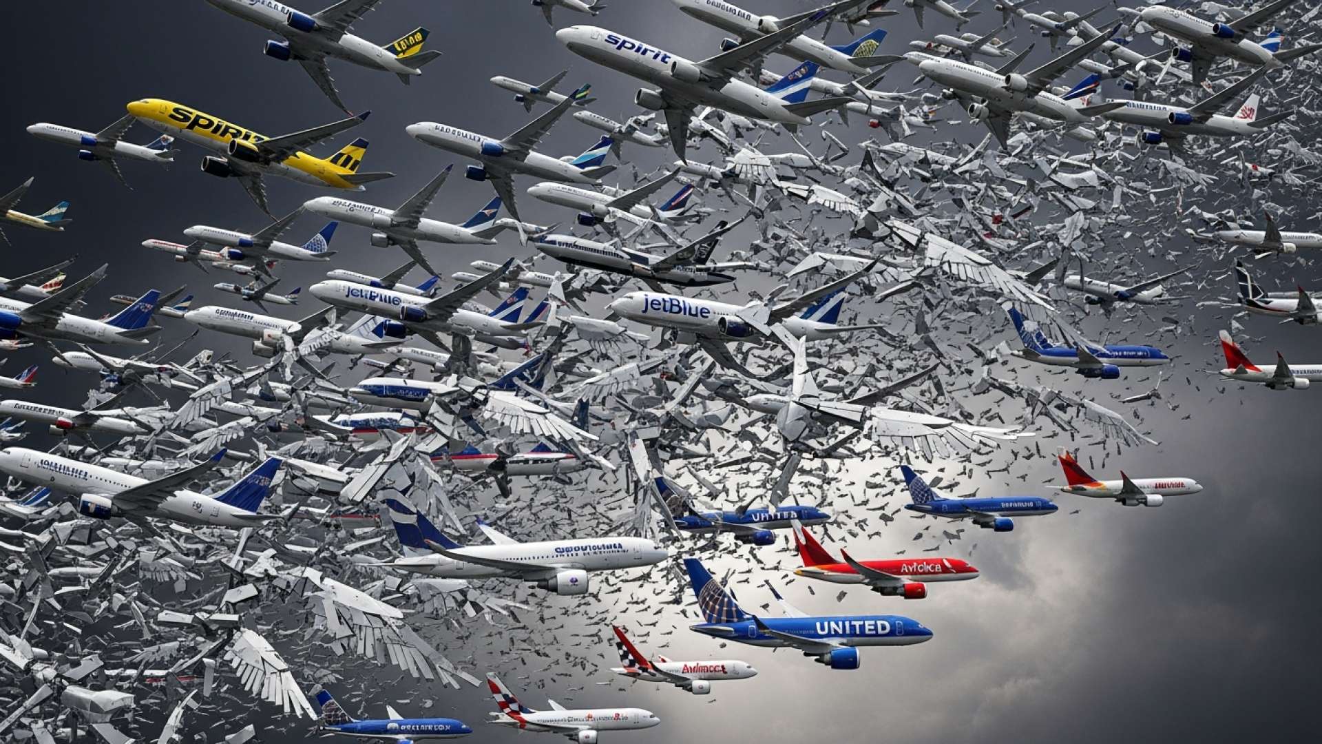 Konkurrenz-Airlines bieten Rettungstarife an nach dem Zusammenbruch von Spirit Airlines