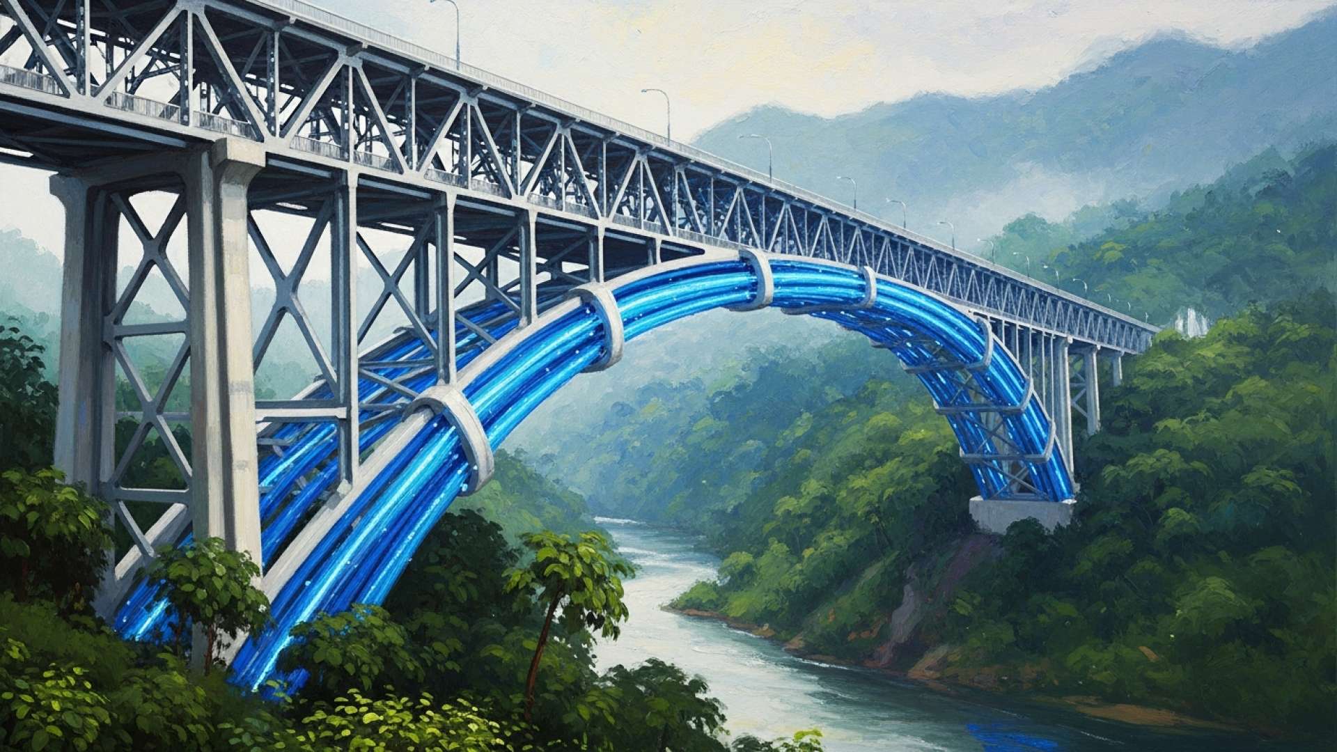 Verkehr auf Route 243 wird langsam, da die neue Pacuar-Brücke kurz vor der Fertigstellung steht