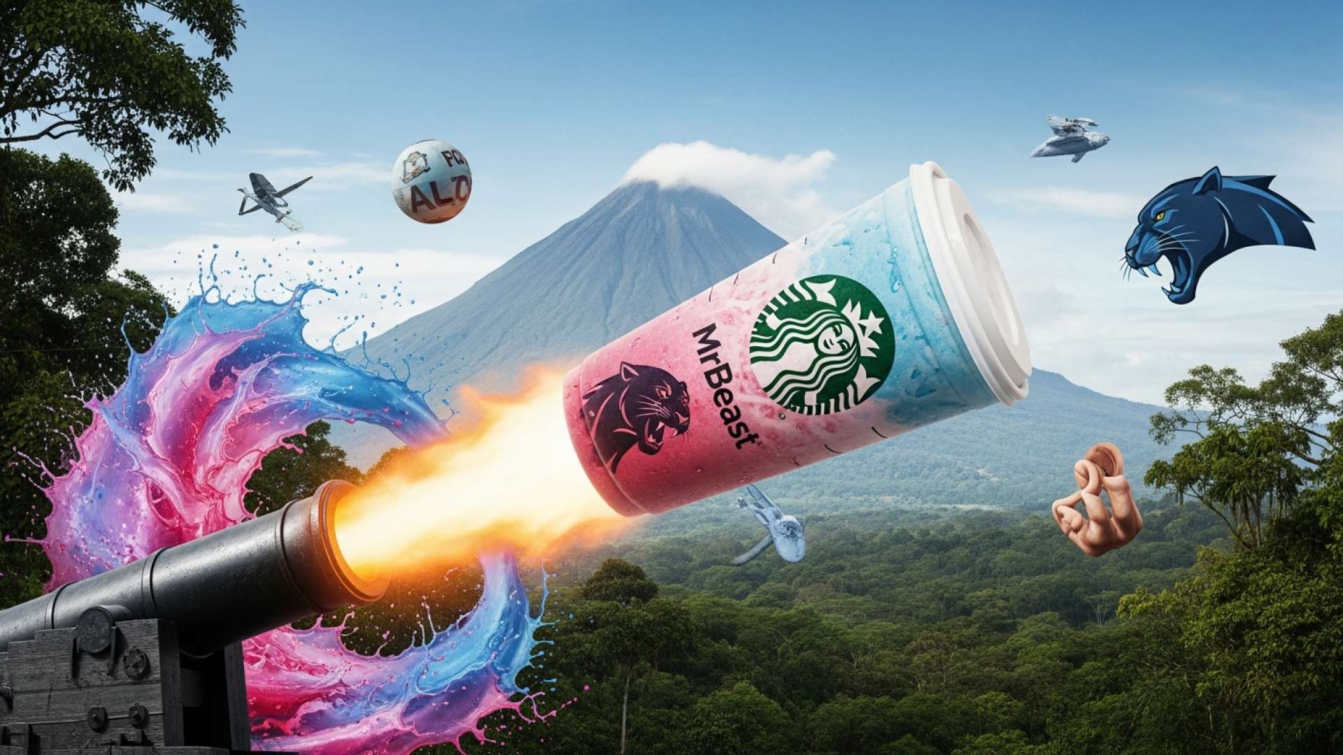 Starbucks und MrBeast bringen Costa Rica mit einer limitierten Edition des Cannon Ball Drinks auf Temperatur