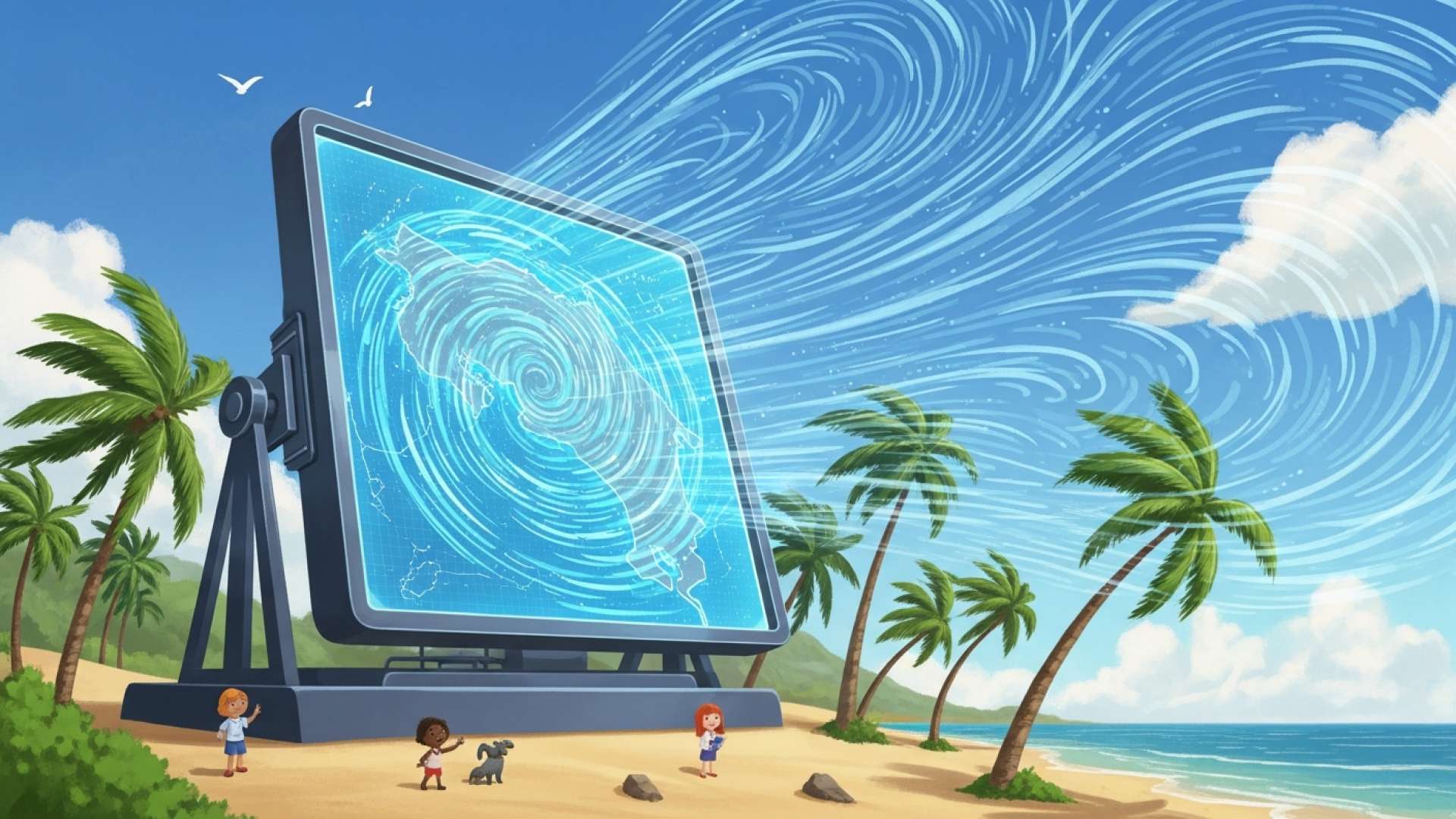 Starker Wind soll am Sonntag über Costa Rica hinwegfegen